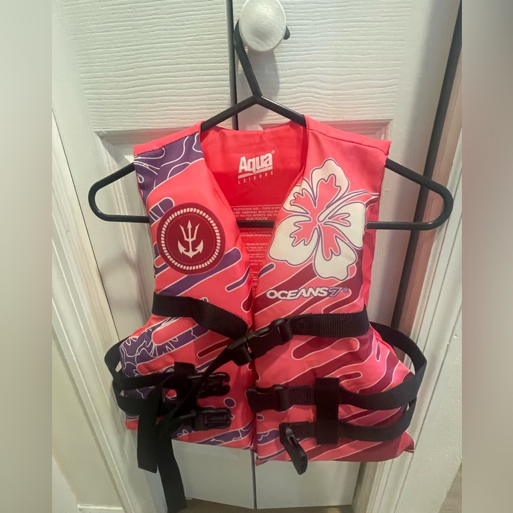 Girls life vest.